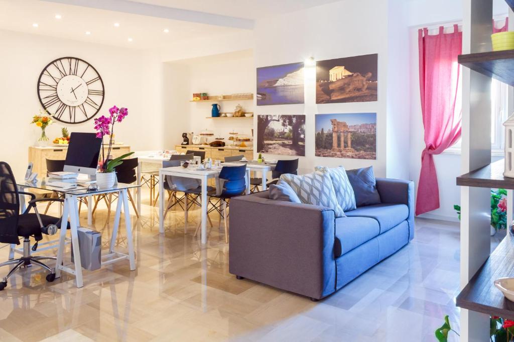Posezení v ubytování B&B Porta di Ponte