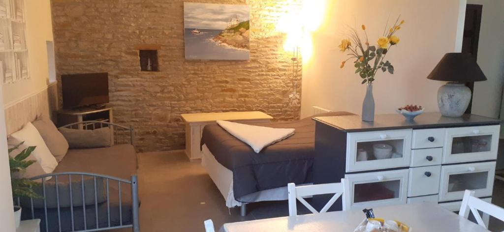 Postel nebo postele na pokoji v ubytování Le Clos Doux