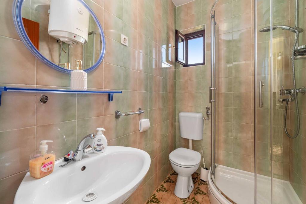 Kúpeľňa v ubytovaní Family Apartments Barbarella