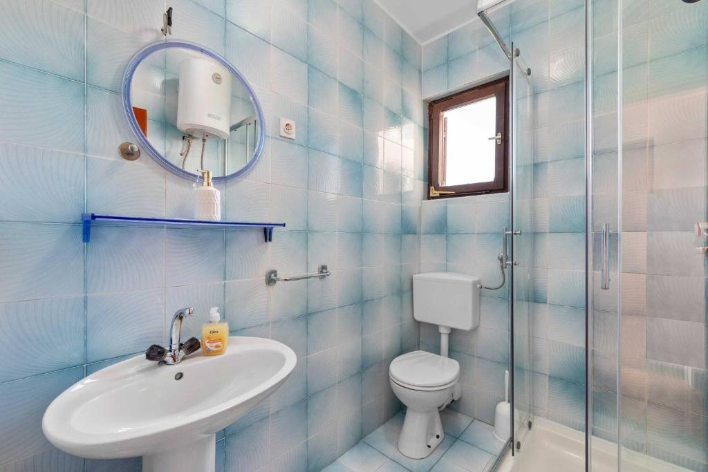 Kúpeľňa v ubytovaní Family Apartments Barbarella
