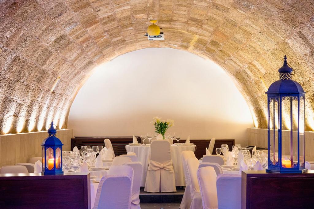 Restaurace v ubytování Avalon Boutique Hotel Rhodes