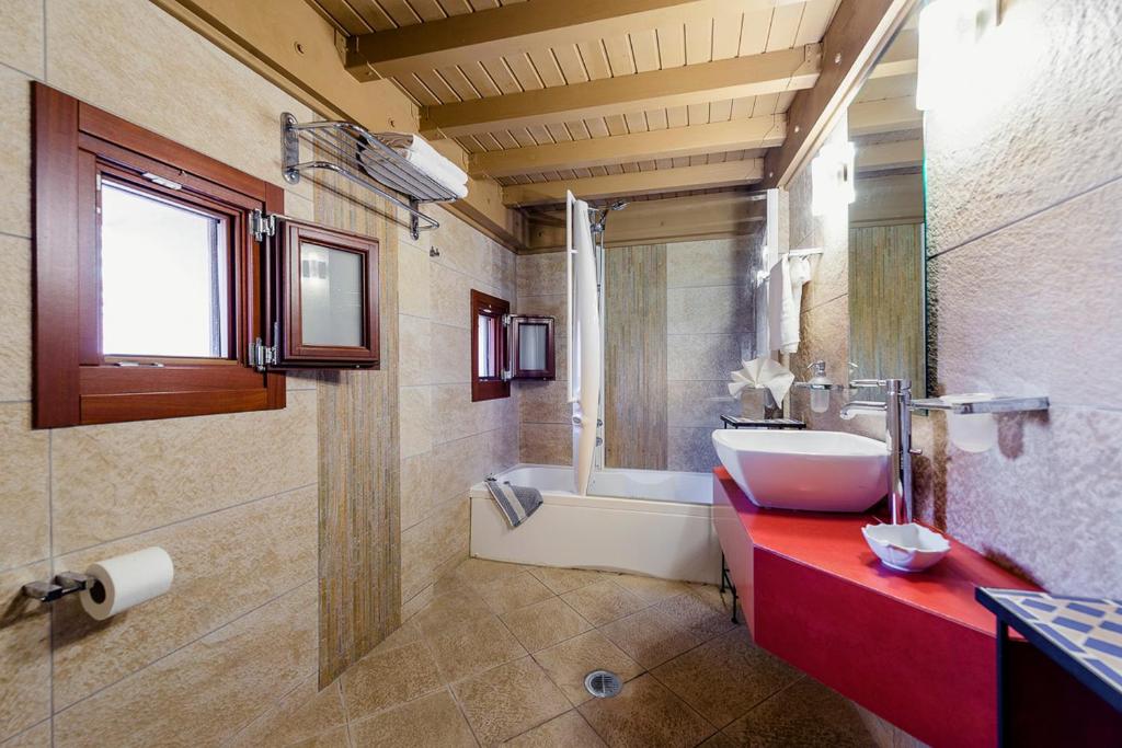 Koupelna v ubytování Avalon Boutique Hotel Rhodes