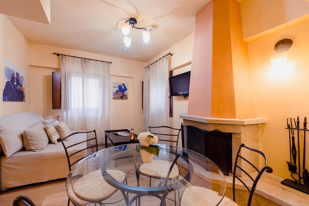 Posezení v ubytování Avalon Boutique Hotel Rhodes