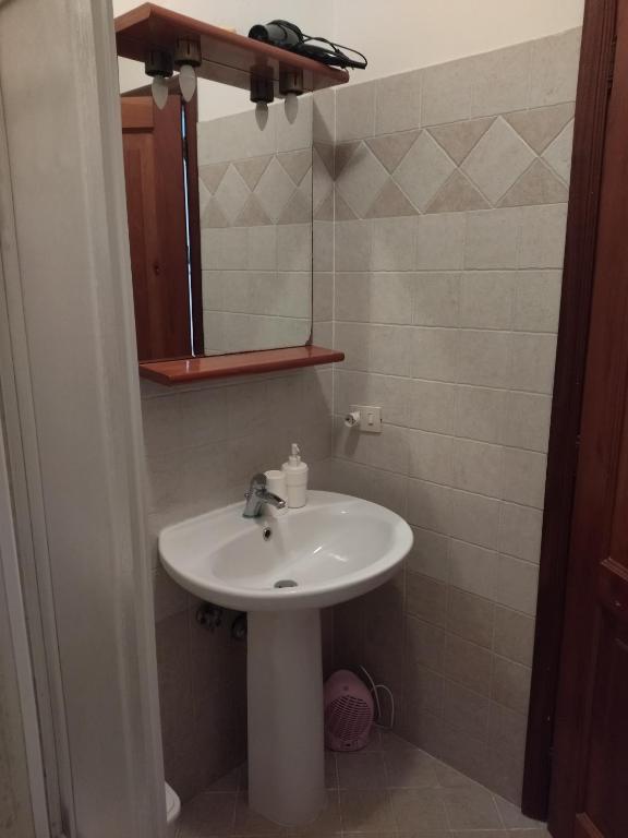 Koupelna v ubytování B&B La Pace Ardea