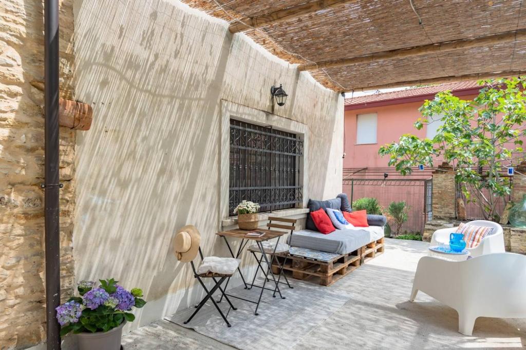 Posezení v ubytování Il fico nel Pozzo - YourPlace Abruzzo