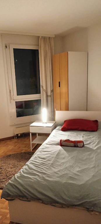 Ένα ή περισσότερα κρεβάτια σε δωμάτιο στο Jolie Chambre confortable dans un appartement