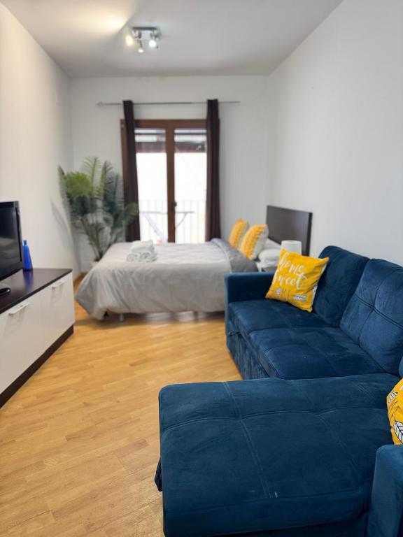 Postel nebo postele na pokoji v ubytování Wave Apartments