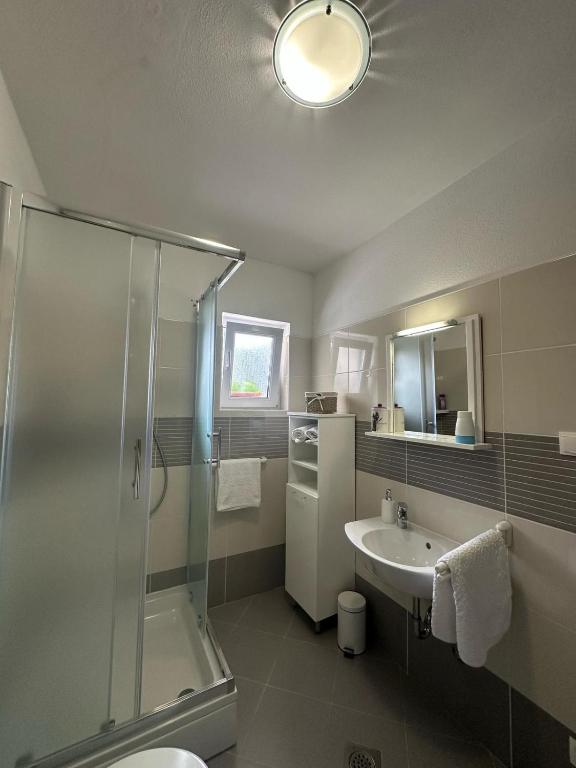 Koupelna v ubytování Guest House Kovacevic