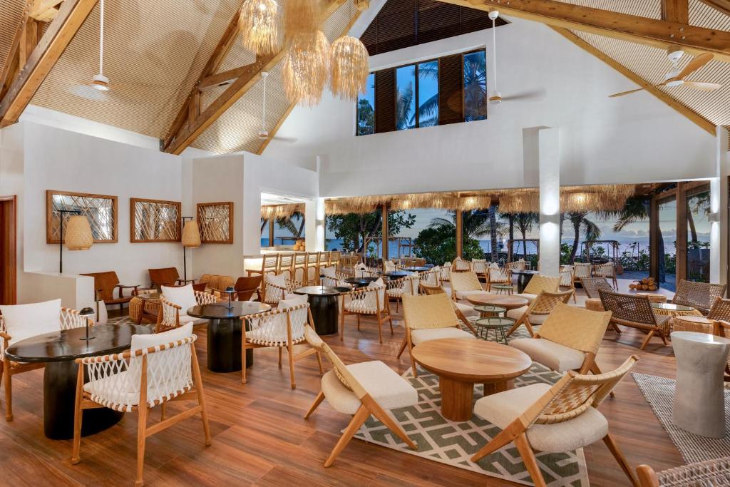 Posezení v ubytování Indian Ocean Lodge