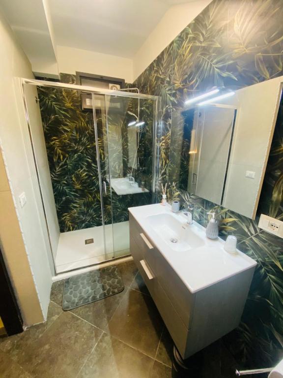 Koupelna v ubytování B&B l'angoletto