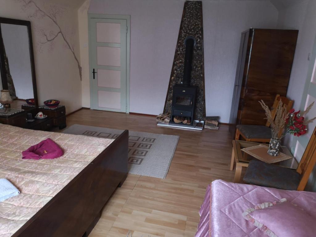 Postel nebo postele na pokoji v ubytování Art & Sun