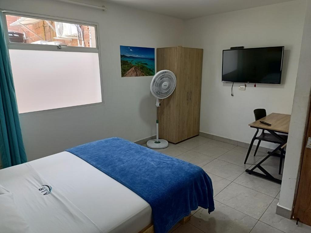 TV a/nebo společenská místnost v ubytování Air Guest House