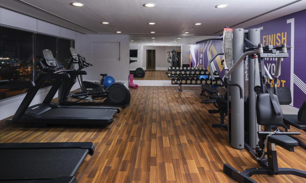Fitness centrum a/nebo fitness zařízení v ubytování Studio M Muscat