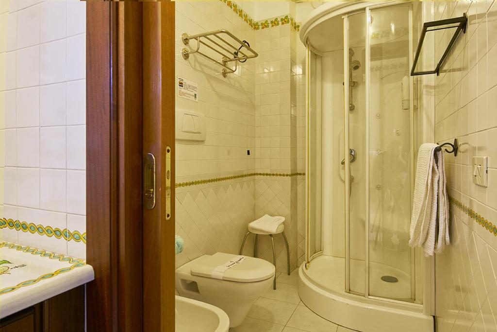 Koupelna v ubytování Hotel A Pinnata