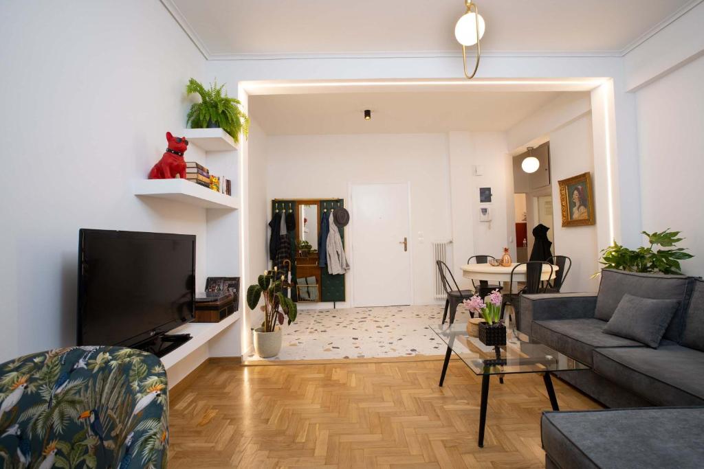 Część wypoczynkowa w obiekcie O&O Group Ruby's Urban Residence Koukaki