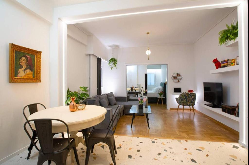 Część wypoczynkowa w obiekcie O&O Group Ruby's Urban Residence Koukaki