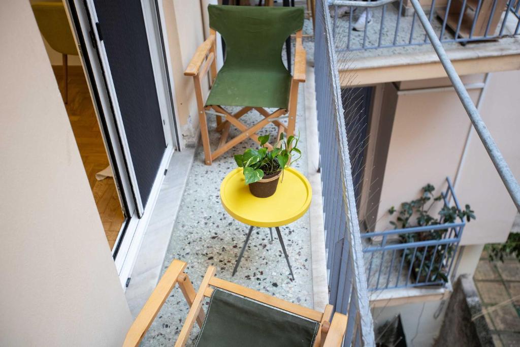 Balkon lub taras w obiekcie O&O Group Ruby's Urban Residence Koukaki