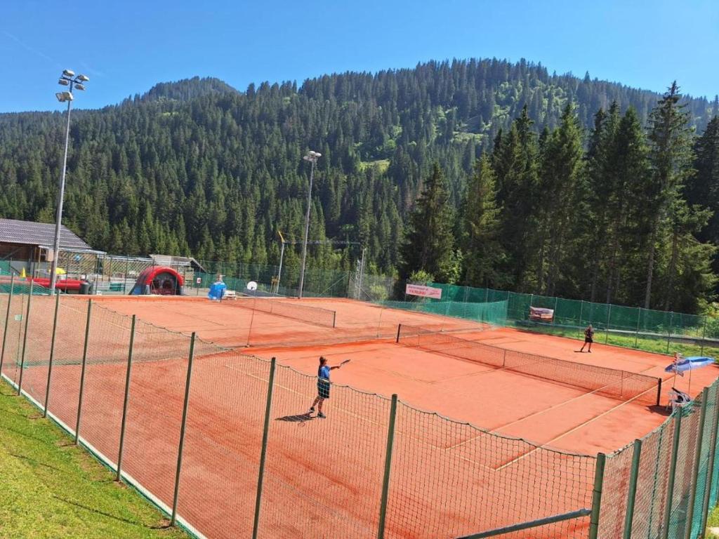 Tenis a/nebo squash v ubytování Morgins Cosy, Ski-in & out, Parking, Vue, Central, Wifi nebo okolí
