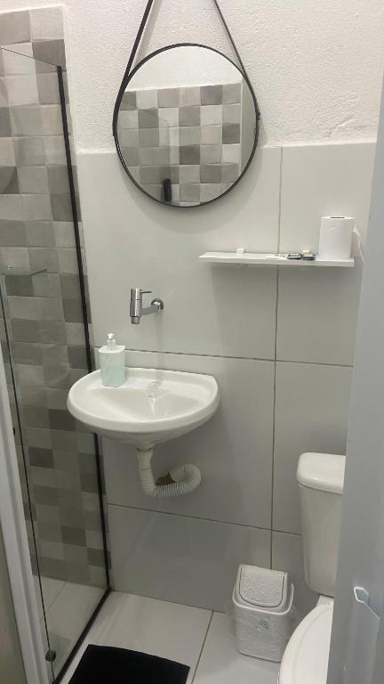 Ένα μπάνιο στο Suíte Standard Privado