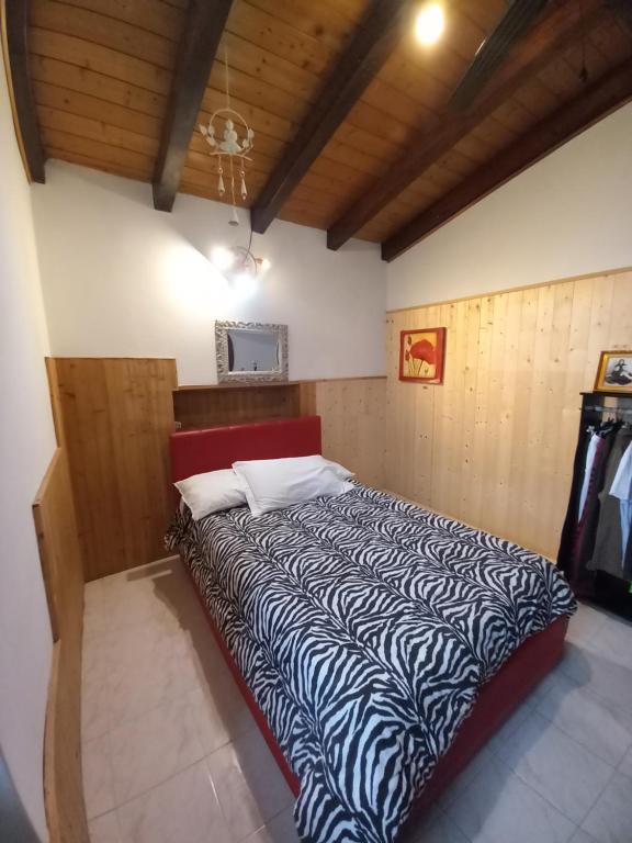 Postel nebo postele na pokoji v ubytování intero alloggio 2 camere matrimoniali
