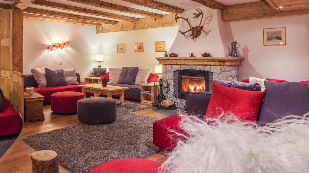 Posezení v ubytování Hotel Mirabeau