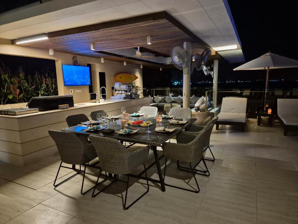 Posezení v ubytování Villa Skyfall Thailand Phuket