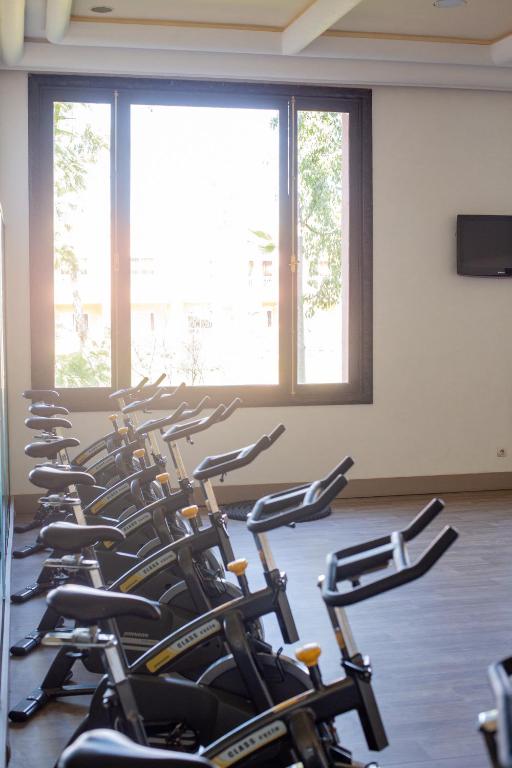 Fitness centrum a/nebo fitness zařízení v ubytování Grand Mogador Agdal & Spa