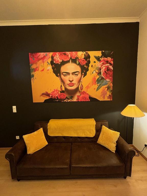 Posezení v ubytování Vakantiewoning Huis 14