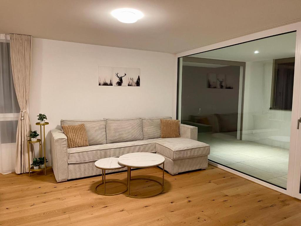 Posezení v ubytování Engler Apartments