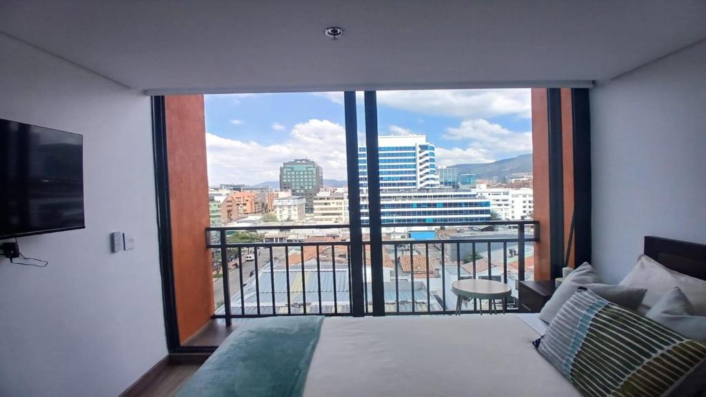 En eller flere senge i et værelse på vestrip - taj - 97, cerca a el parque de la 93