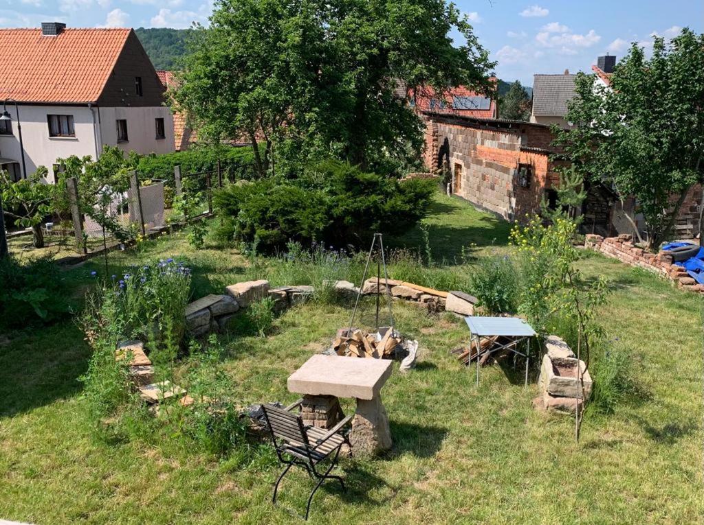 Zahrada ubytování cosyTinyhouse Großburschla