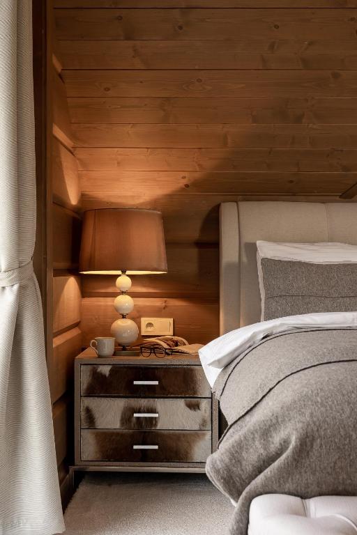 Postel nebo postele na pokoji v ubytování Chalet Villa Pod Jemiołą