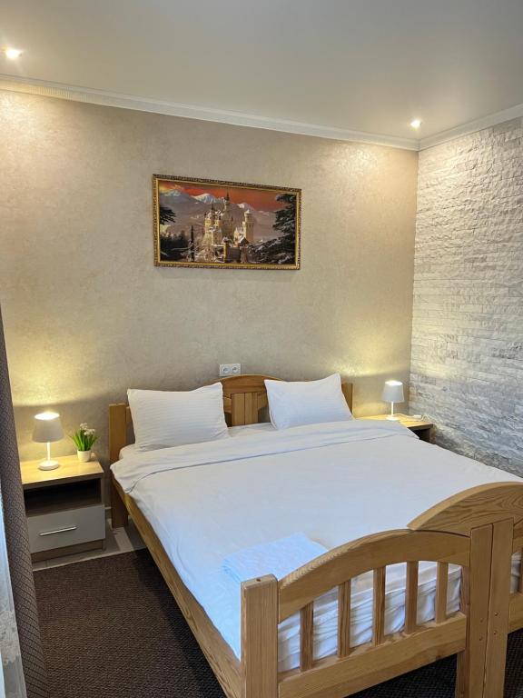 Postel nebo postele na pokoji v ubytování Park Hotel