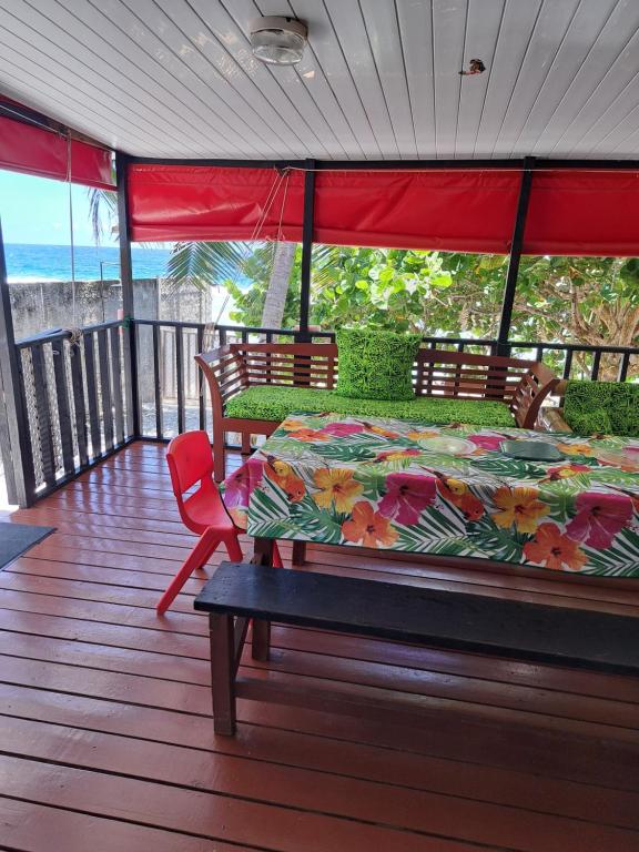 moorea temae bungalow lory bord de mer - photo 4 - Moorea, Polynésie