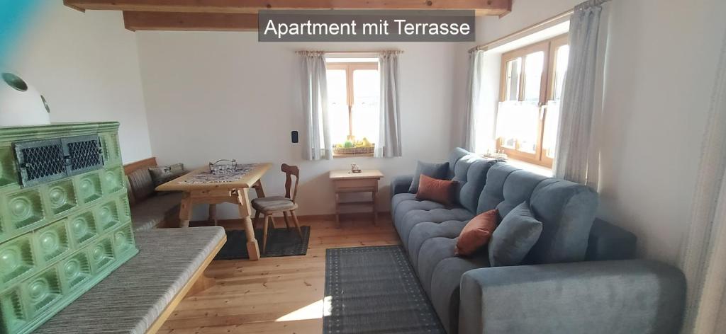 Posezení v ubytování Opas Bergchalet