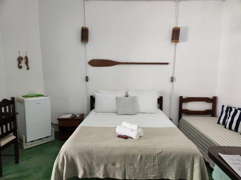 Postel nebo postele na pokoji v ubytování Pousada São Francisco