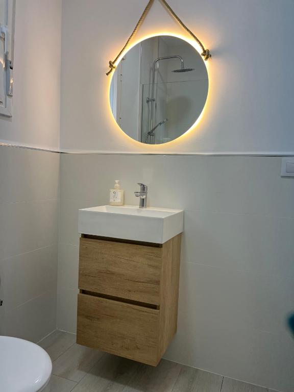 Koupelna v ubytování Apartamentos Ortega