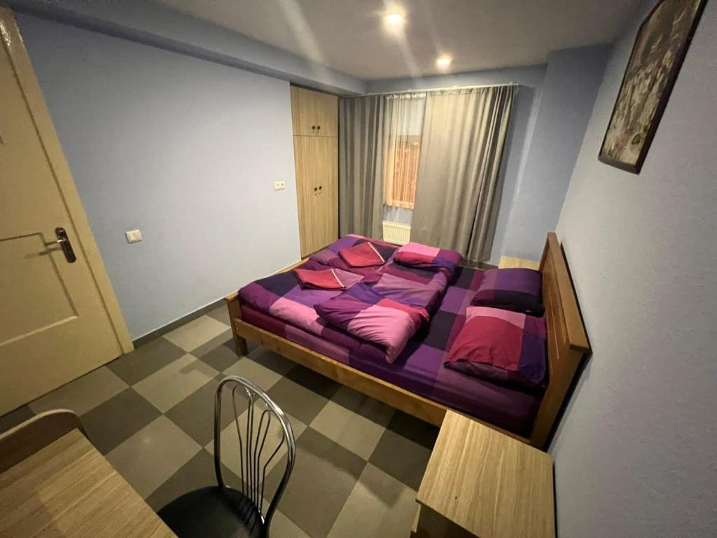 Postel nebo postele na pokoji v ubytování Galaxy Hostel