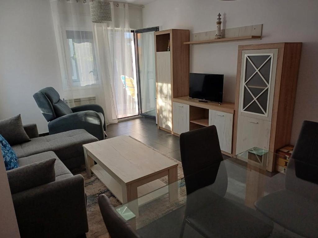 Μια τηλεόραση ή/και κέντρο ψυχαγωγίας στο Xove Home Mar de Lugo