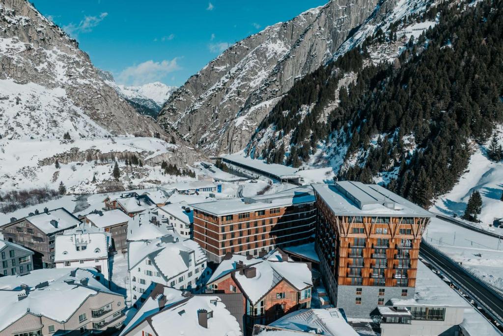 Radisson Blu Hotel Reussen, Andermatt durante l'inverno