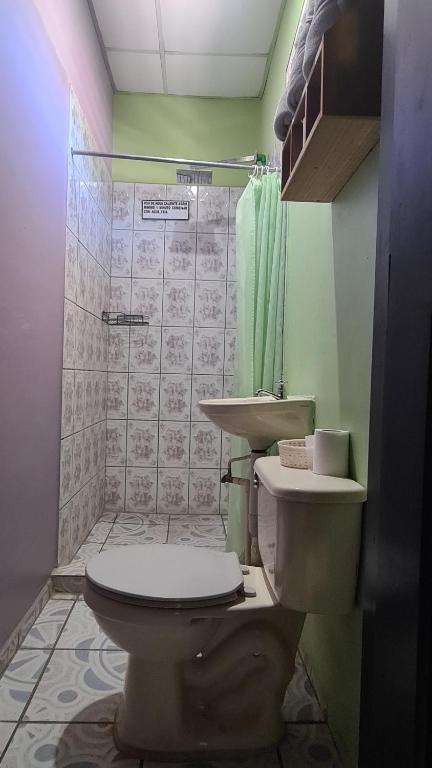 Koupelna v ubytování La Colonia Cama Matrimonial