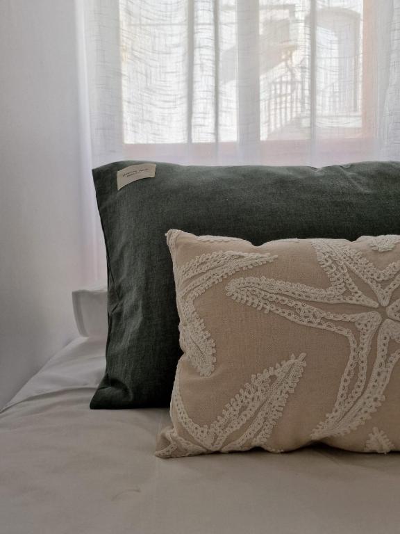 Postel nebo postele na pokoji v ubytování Apartamento junto al mar