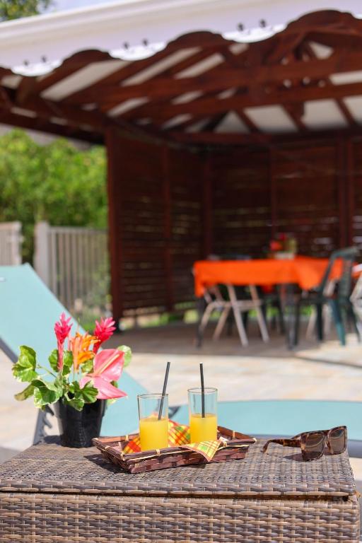 Joogid majutusasutuses Villa Quenette au François