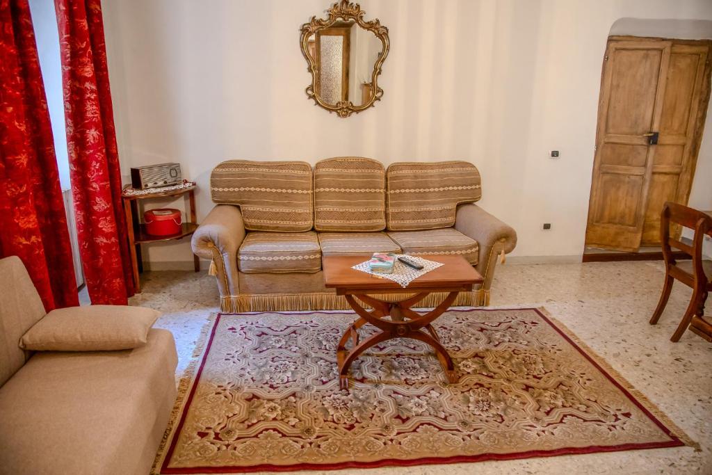 Posezení v ubytování Casa Lanzara