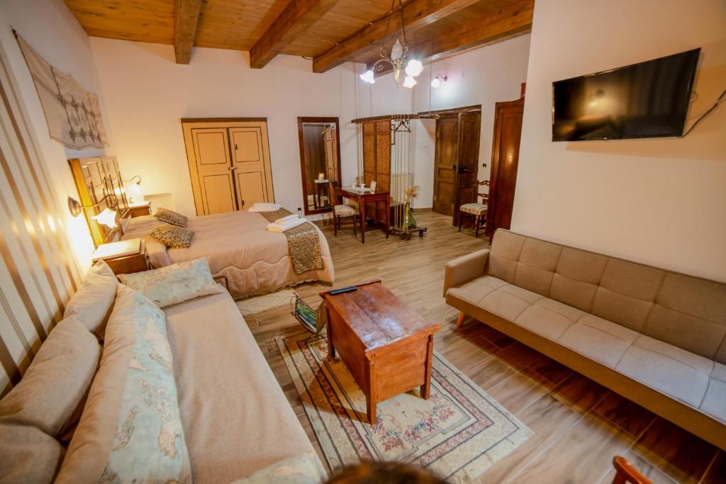 Posezení v ubytování Casa Lanzara