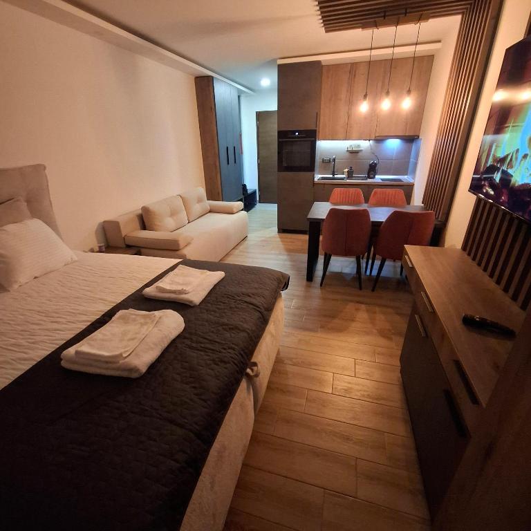 Postel nebo postele na pokoji v ubytování ViS