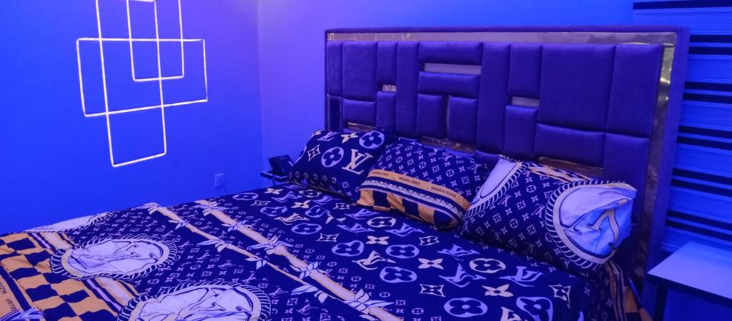 Postel nebo postele na pokoji v ubytování Daprem Luxury Self Contained Apartments