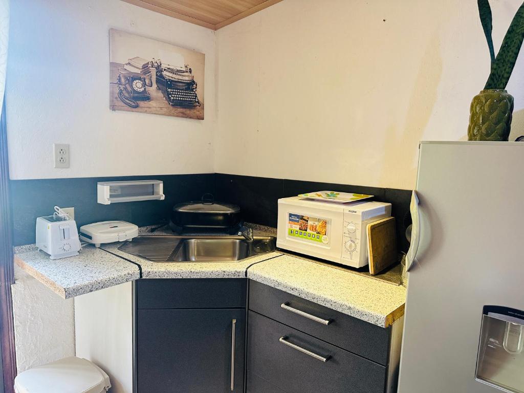 Kuchyň nebo kuchyňský kout v ubytování Hacienda Sassenberg