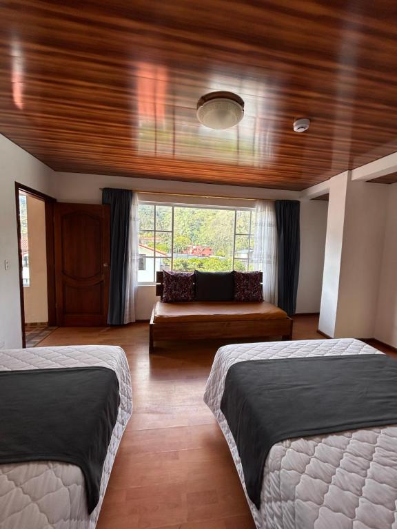 Postel nebo postele na pokoji v ubytování Casa Verde Descanso 1