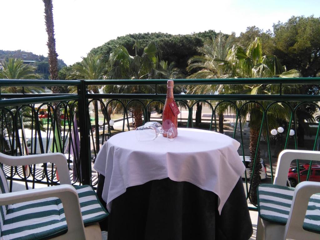Balkón nebo terasa v ubytování Ristorante Hotel Mira